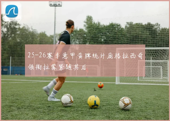 25-26赛季意甲黄牌统计庞格拉西奇领衔拉蒙紧随其后